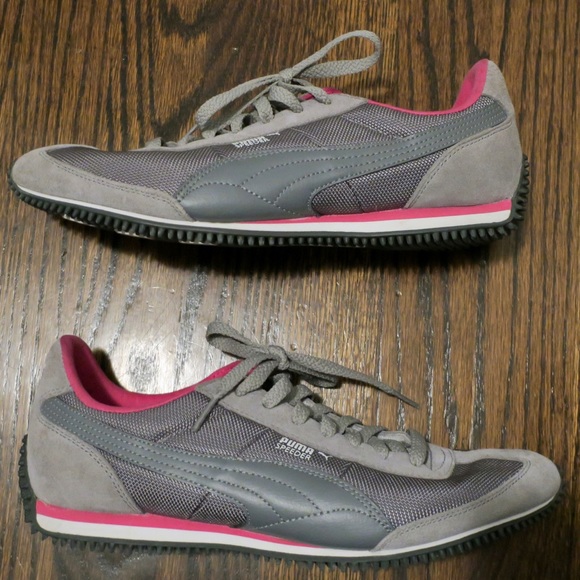 Puma Shoes - Puma Speeder sneakers - grey and pink